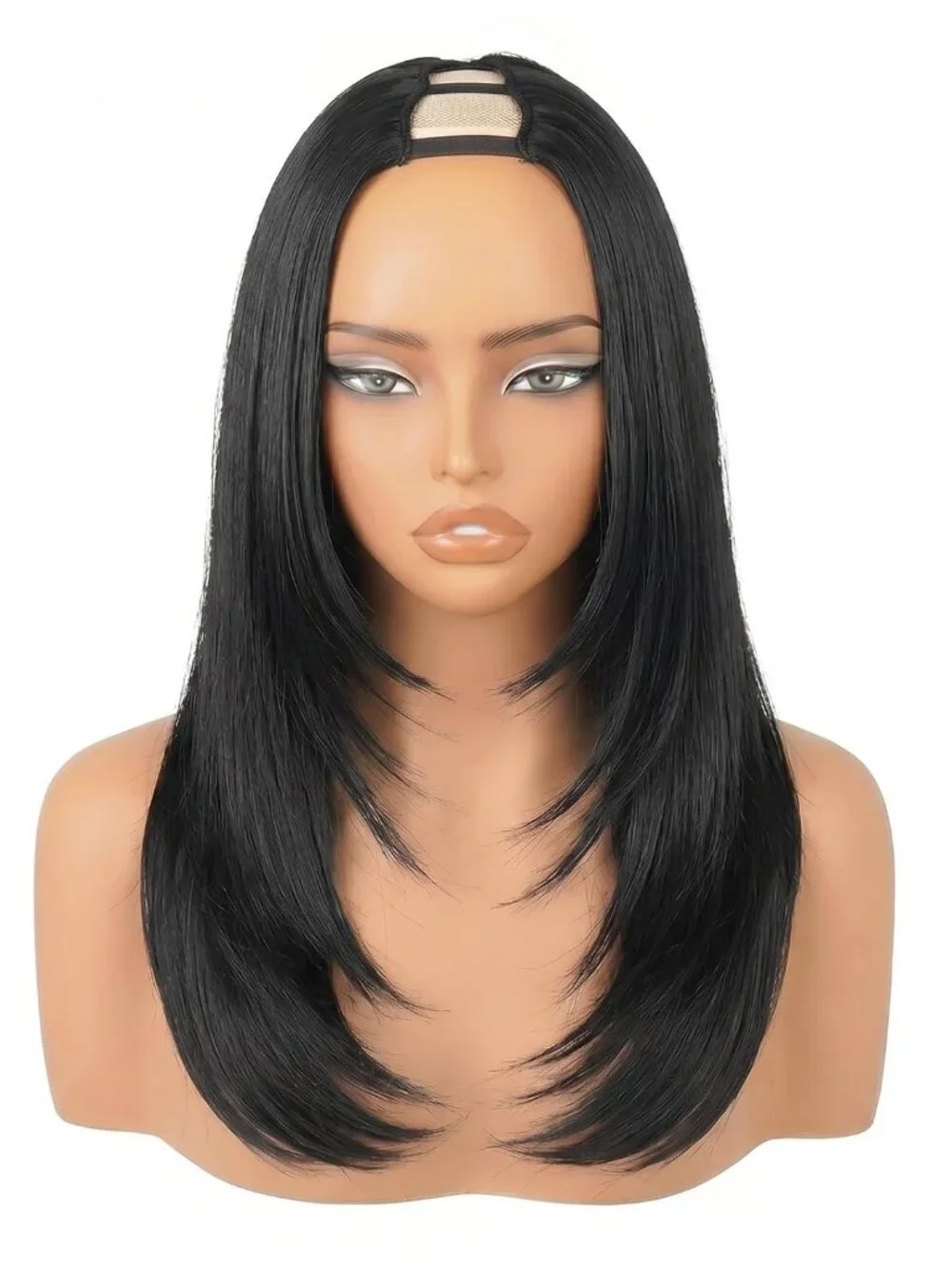 Yaki Straight V Part Wigs